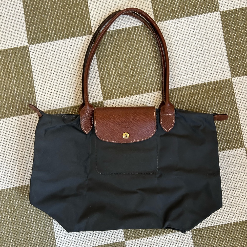 Navy Le Pliage Longchamp Tote